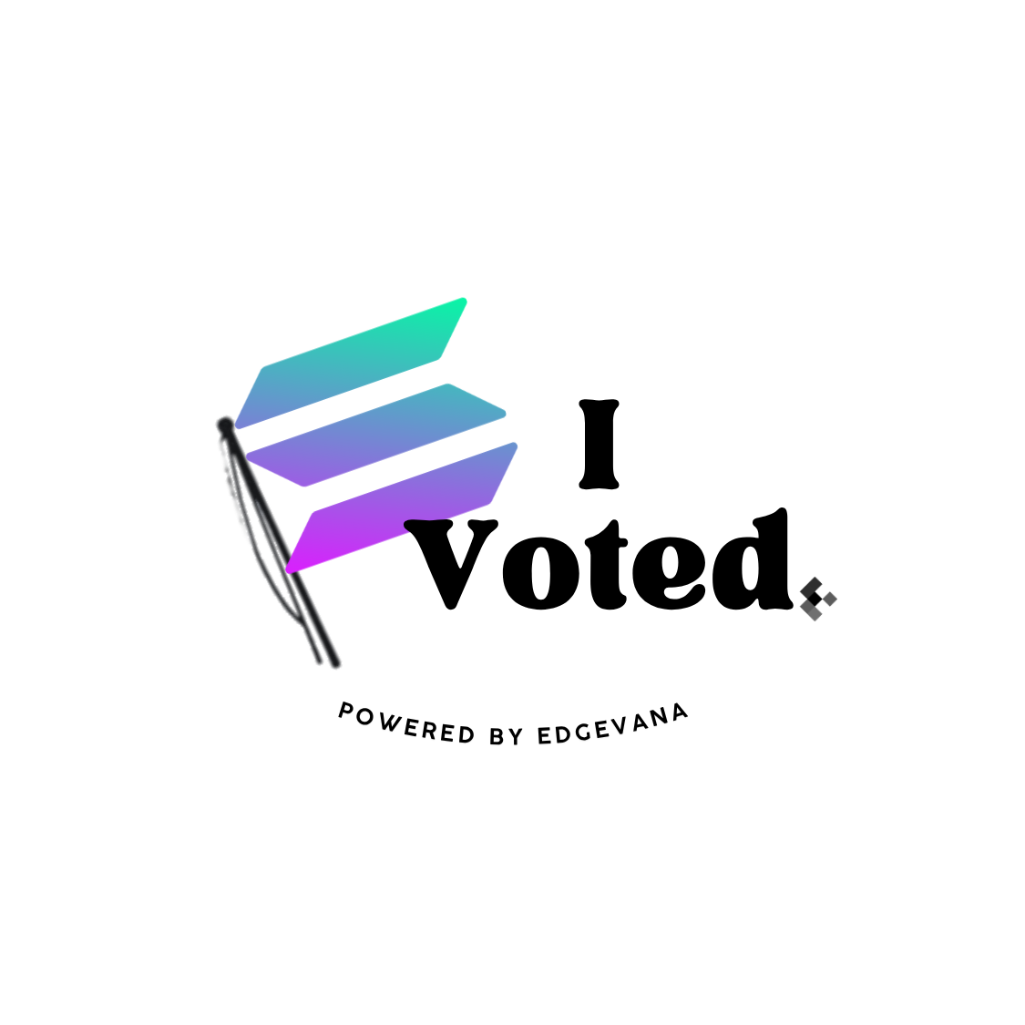 "I Voted for Solana SIMD-228 & SIMD-123" Sticker