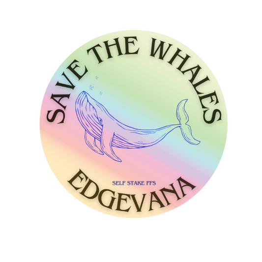 Save the Whales Decal